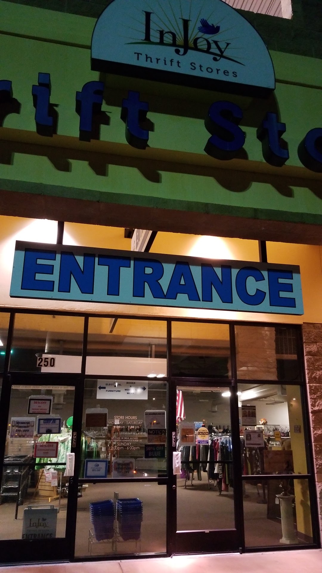 Injoy Thrift Stores in Tucson