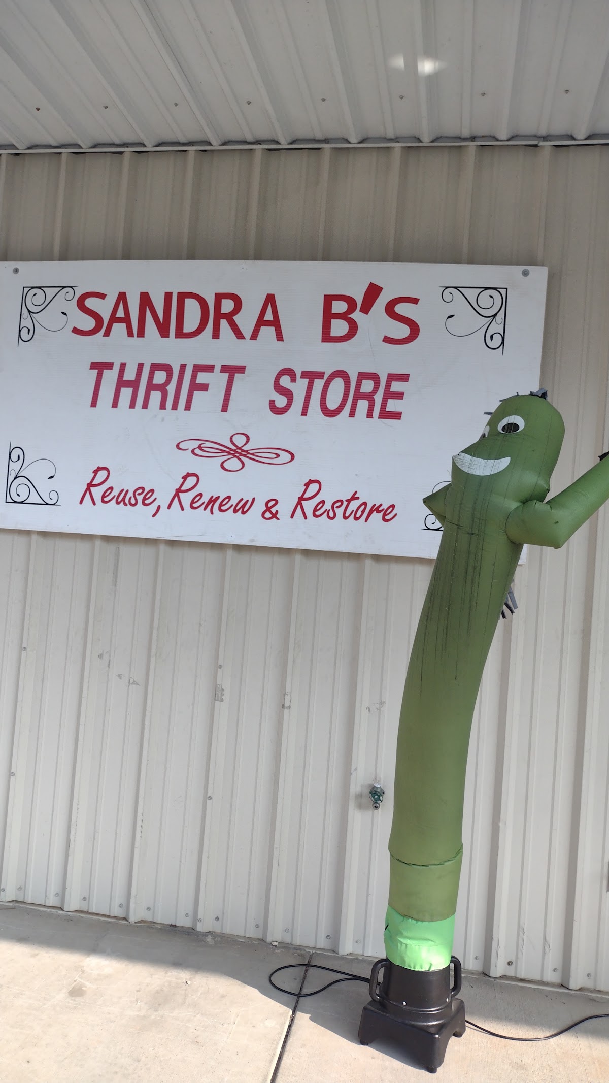 Sandra B"s Trinkets & More thrift store. Also known as Sandra k B's thrift store in Knoxville