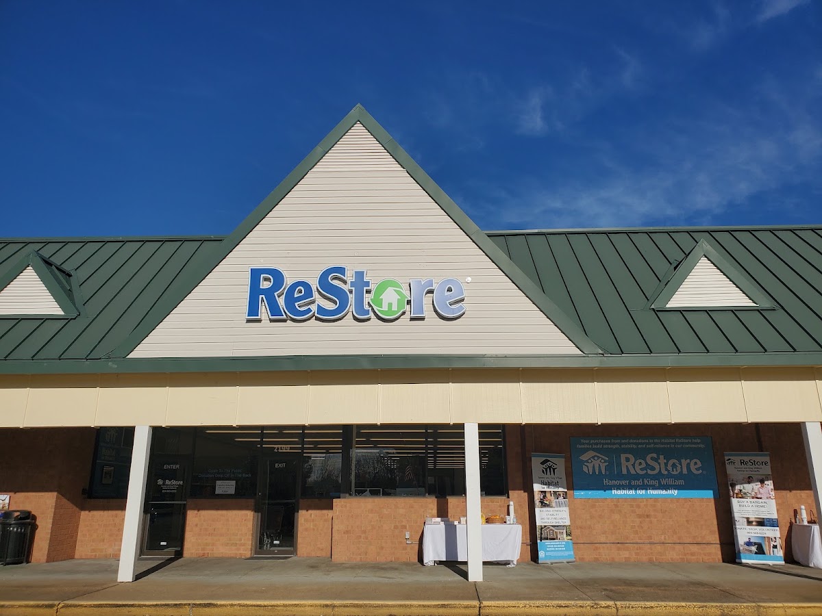 Hanover and King William Habitat ReStore in Mechanicsville