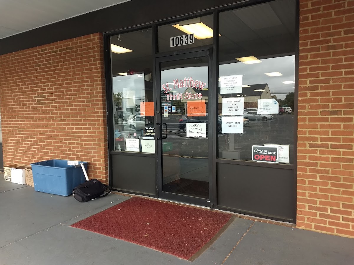 St. Matthew Thrift Store in Fredericksburg
