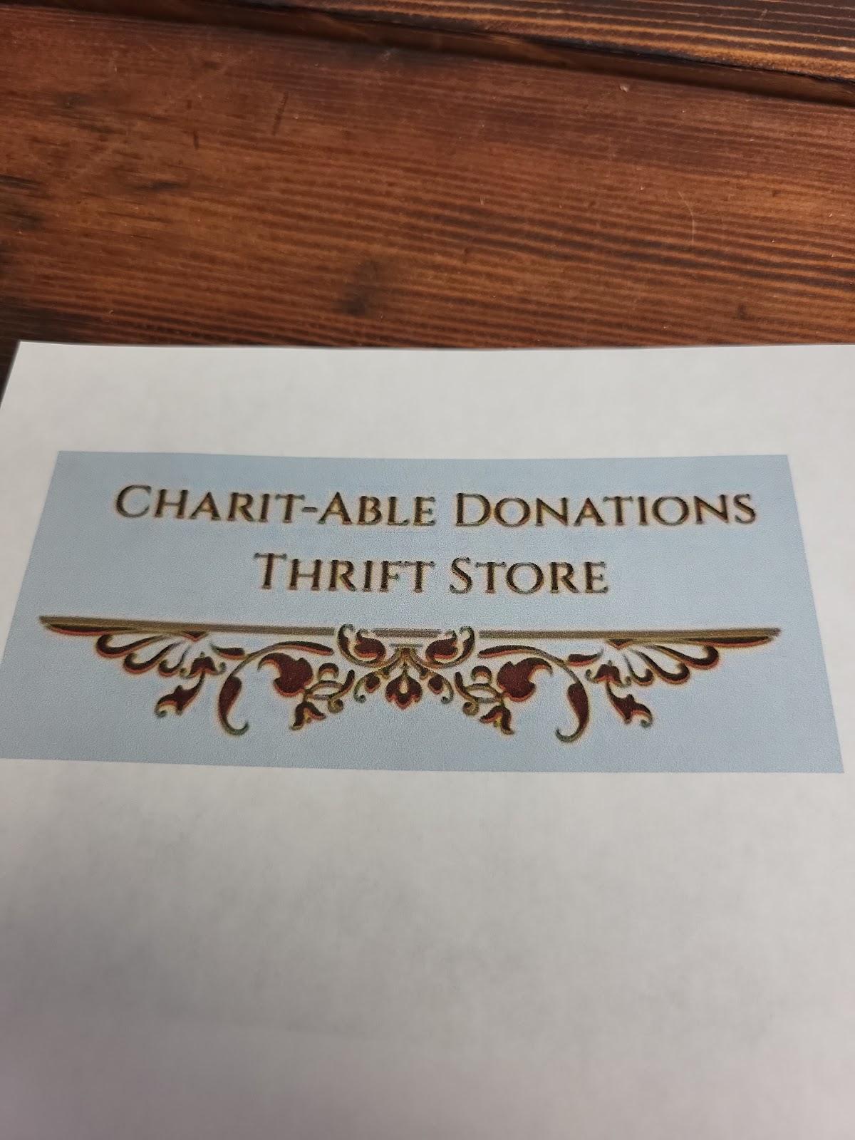 Charit-Able Donations Thrift Store in Forest City