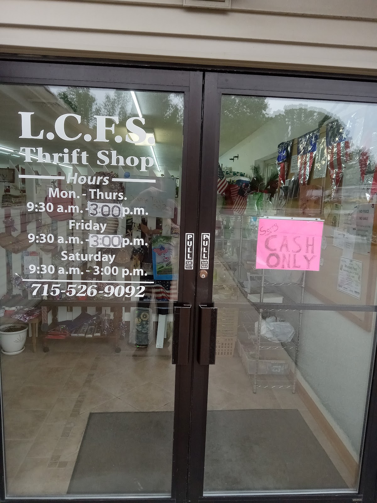 LCFS Thrift Store in Shawano