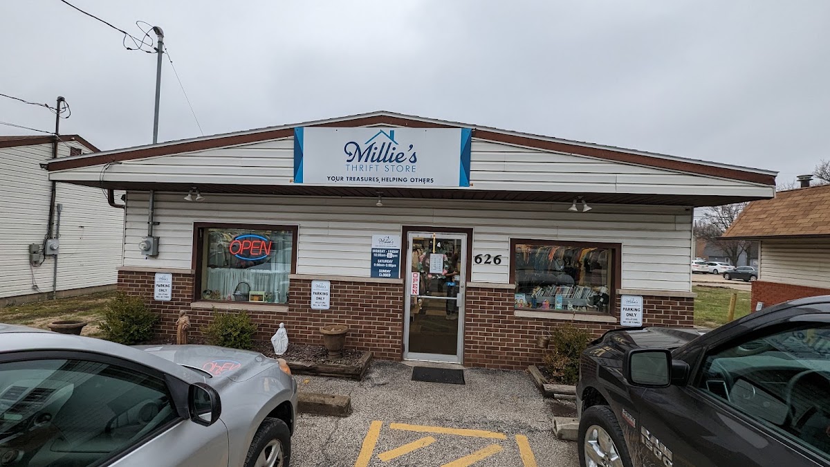 Millie's Thrift Store in Lafayette