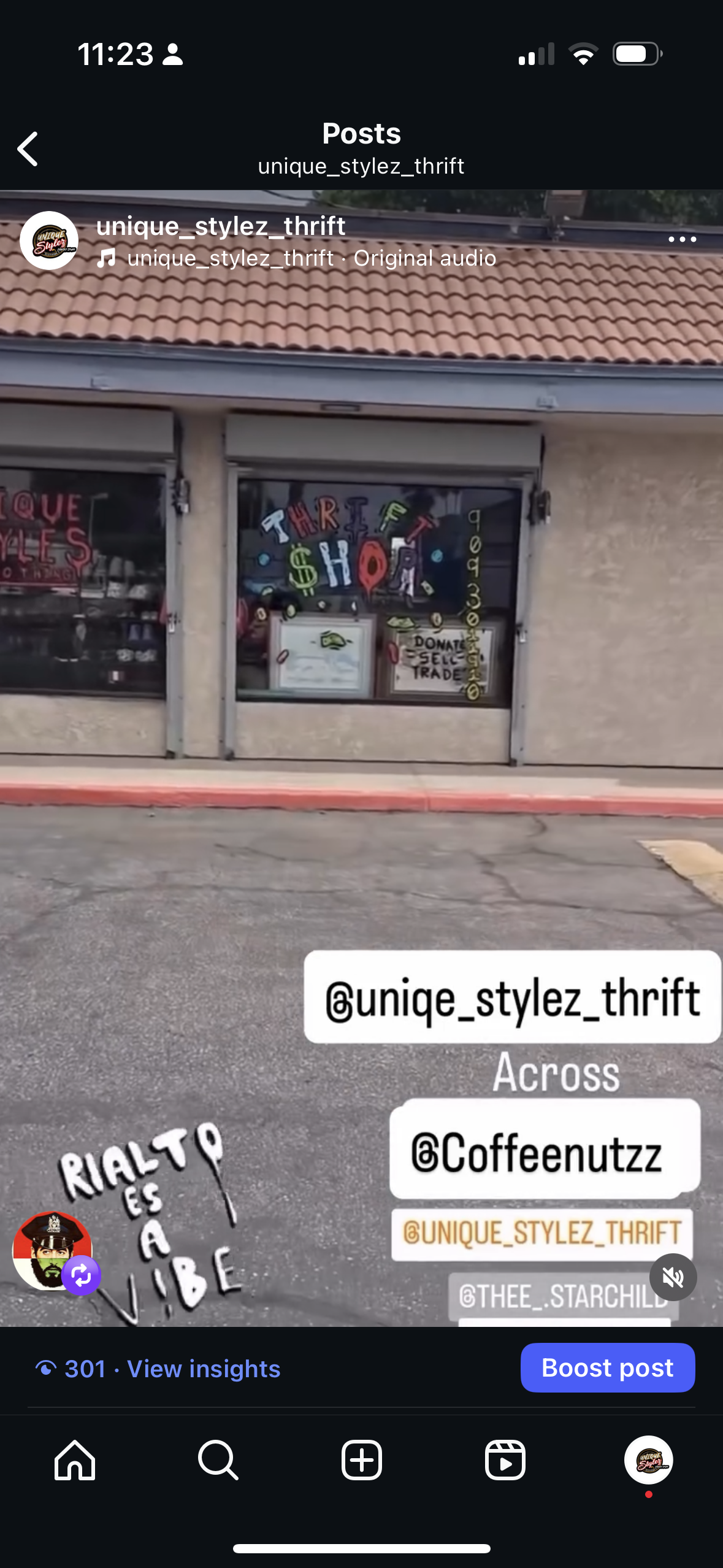 Unique Stylez Thrift Store in Rialto